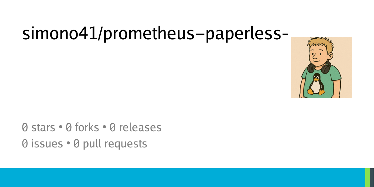 simono41/prometheus-paperless-exporter - Forgejo: Beyond coding. We forge.